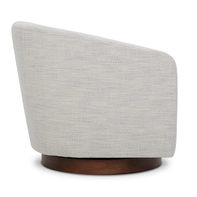 Bennett Upholstered Swivel Barrel Chair