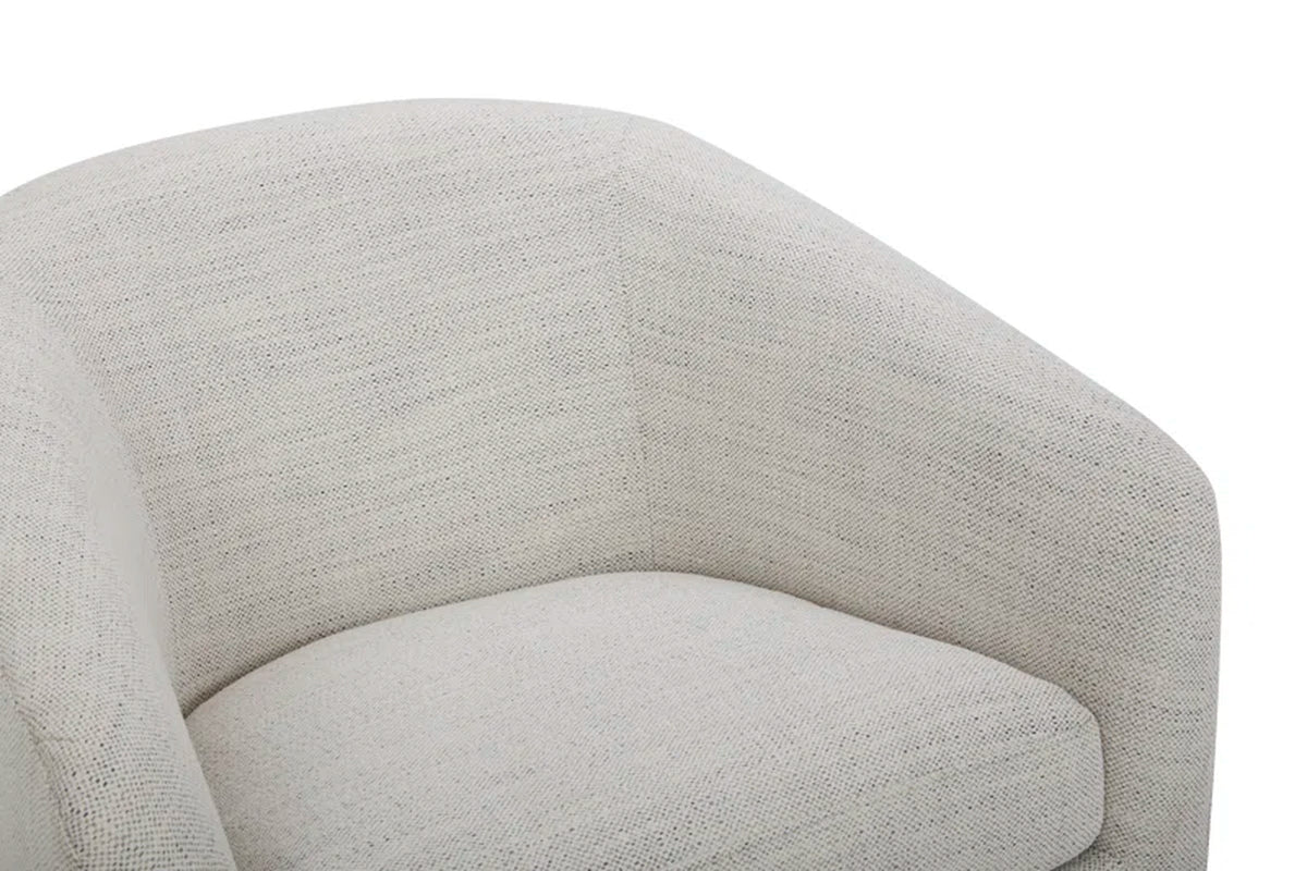 Bennett Upholstered Swivel Barrel Chair