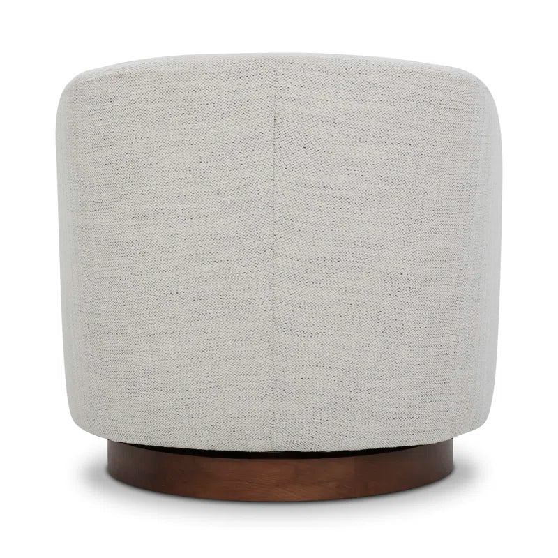 Bennett Upholstered Swivel Barrel Chair