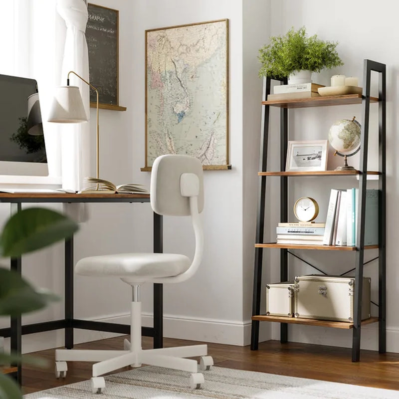 Parikh 54'' H X 22.1'' W Steel Etagere Bookcase