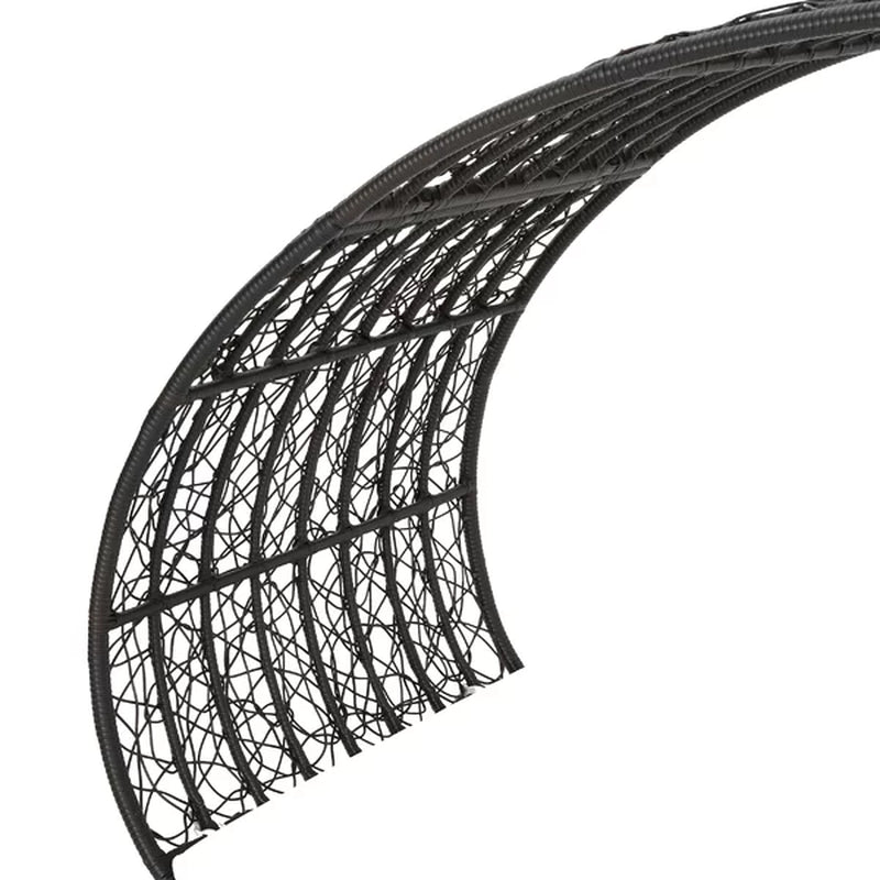 Lavina 91.25'' Wide Outdoor Wicker Patio Daybed with Cushions