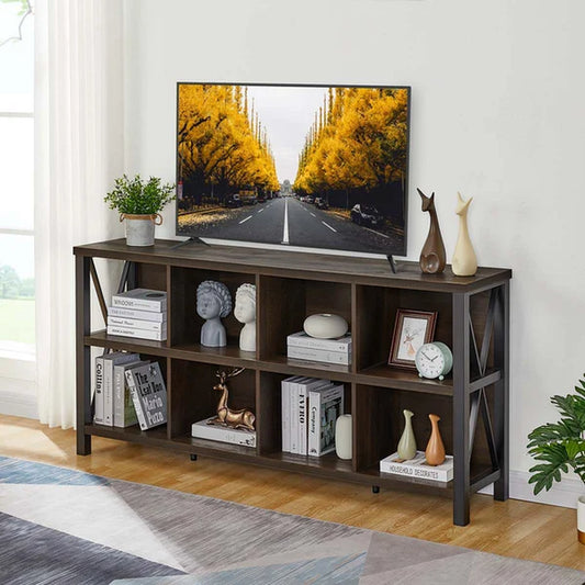 Guinna 30.12'' H X 62'' W Iron Cube Bookcase