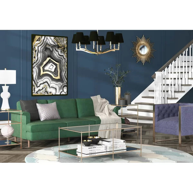 Peregrine 26.75'' Tall Glass End Table