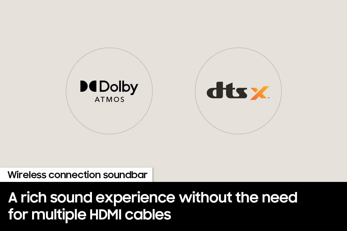 SAMSUNG HW-Q700B 3.1.2Ch Soundbar W/ Wireless Dolby Audio, DTS:X, Q Symphony, Spacefit Sound, Adaptive Sound, Game Pro Mode, 2022
