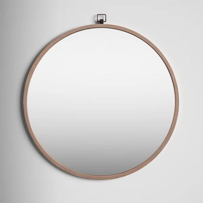 Round Metal Wall Mirror