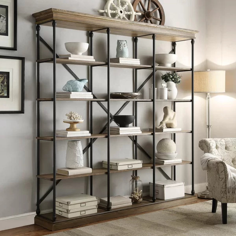 Nikolas 84.25'' H Etagere Bookcase