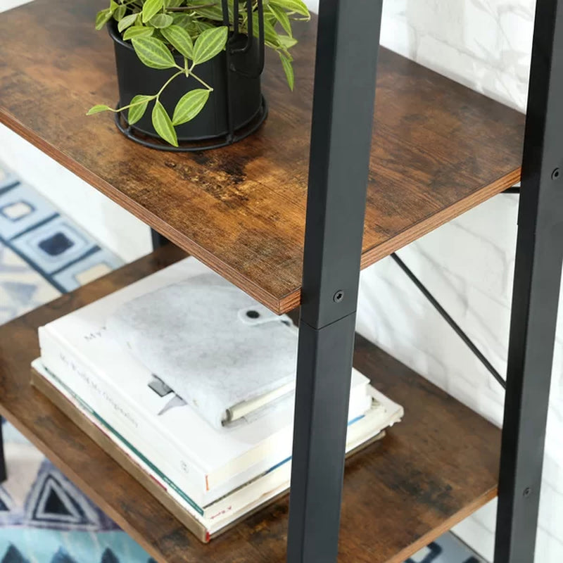Parikh 54'' H X 22.1'' W Steel Etagere Bookcase