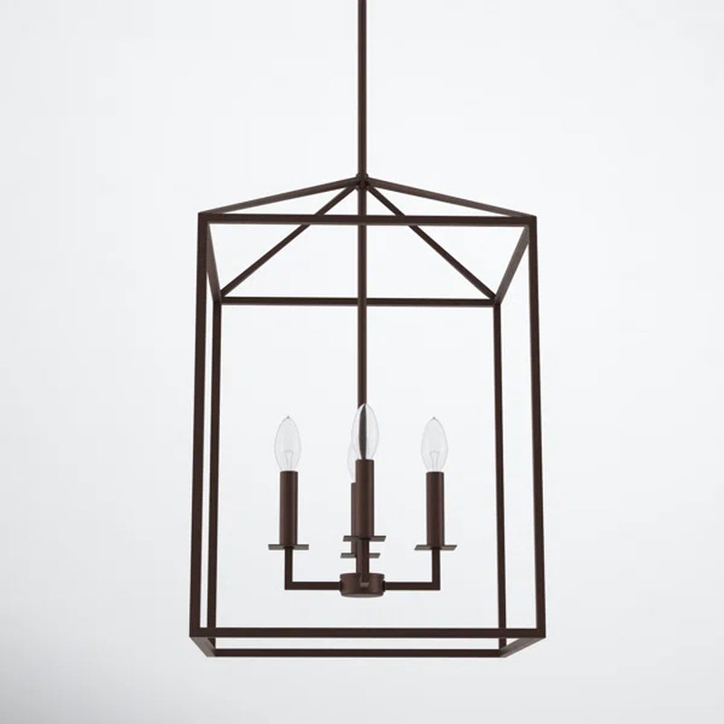 Ellis Dimmable Lantern Square / Rectangle Chandelier