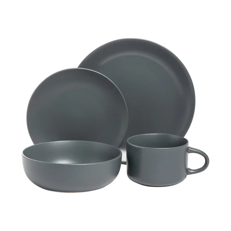 Ten Strawberry Street Wazee Matte Stoneware Dinnerware - Set of 16