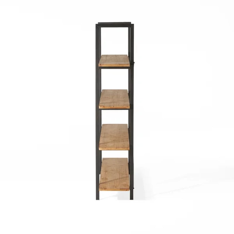 Gwyneth 79'' H X 72'' W Iron Etagere Bookcase
