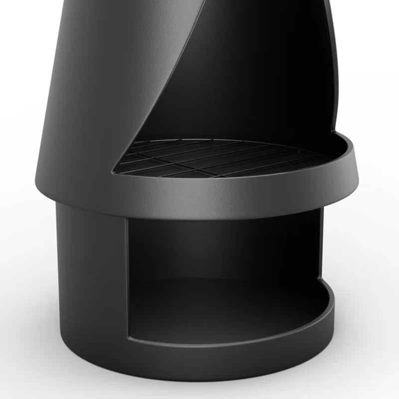 Zaymar 57.87" H Iron Wood Burning Outdoor Chiminea