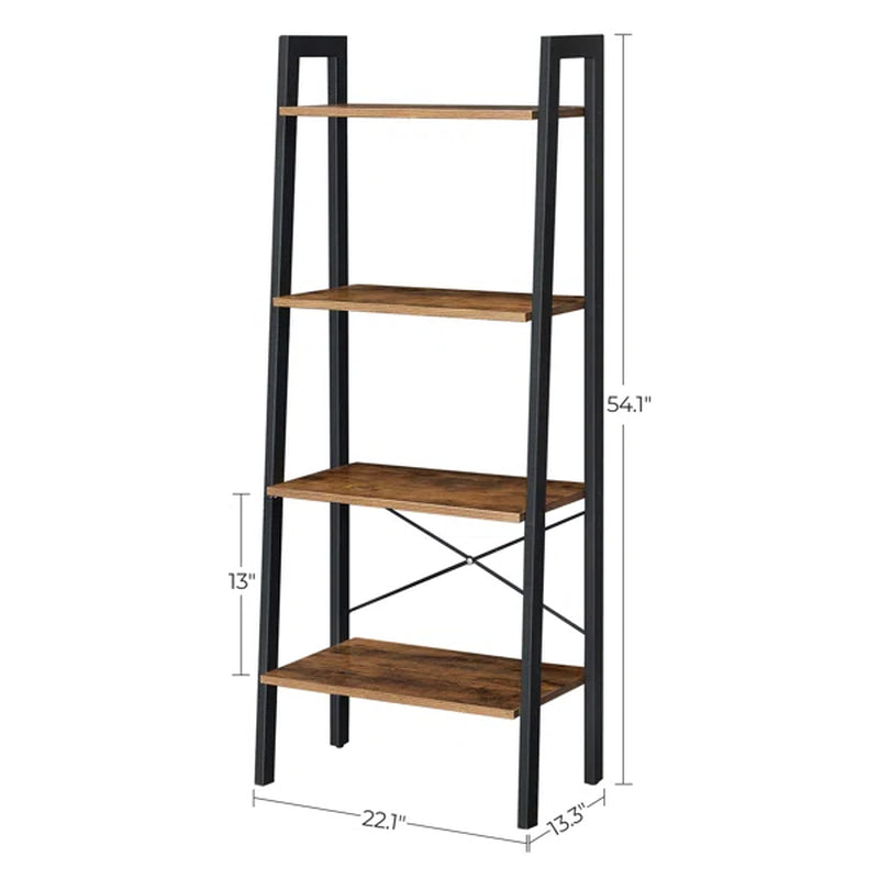 Parikh 54'' H X 22.1'' W Steel Etagere Bookcase