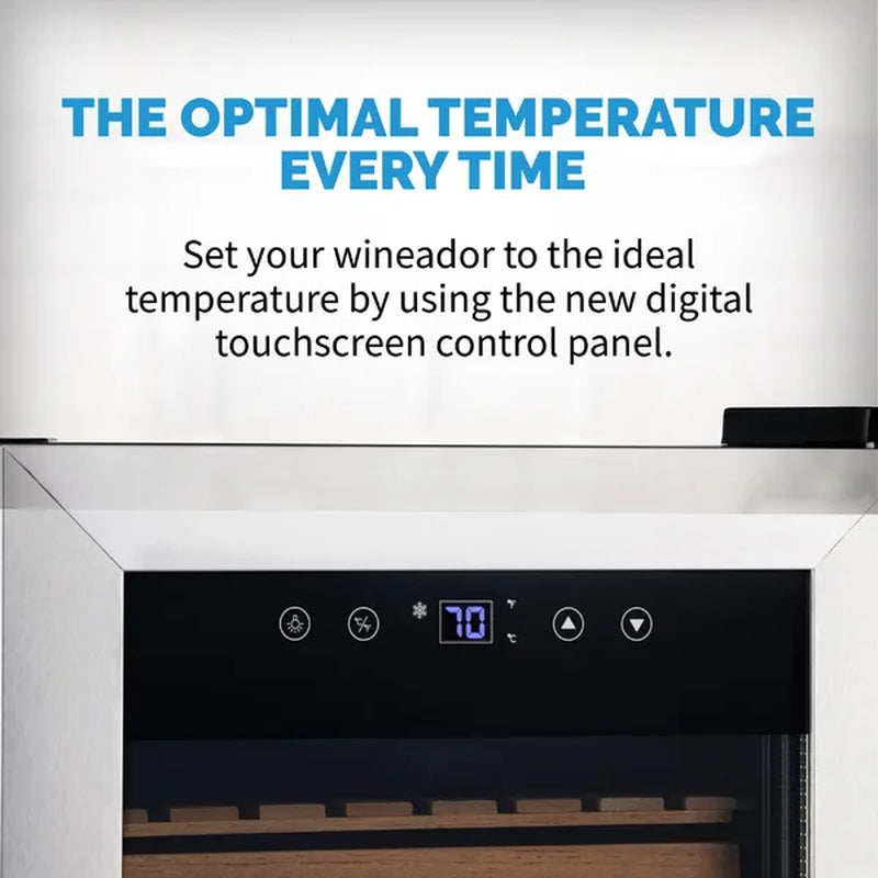 Newair Electric Cigar Humidor Wineador, Thermoelectric with Precision Digital Temperature Controls