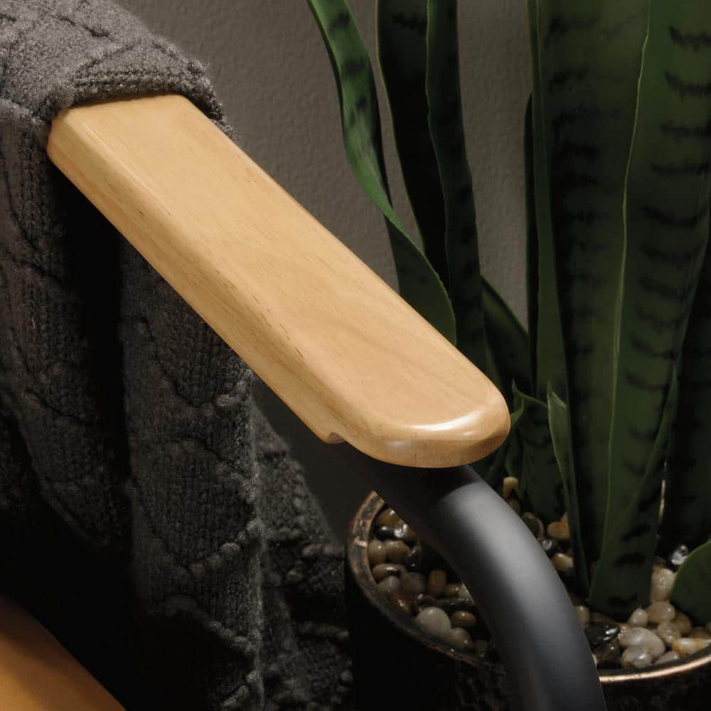Boulevard Cafe Camel Leather-Like Metal Chair