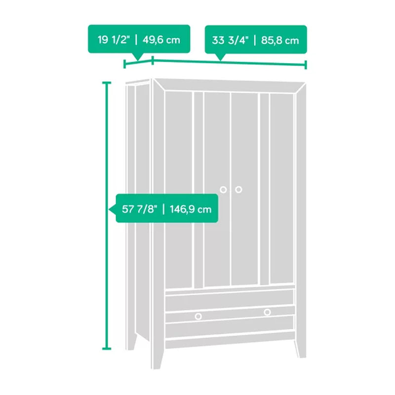 Orelia Manufactured Wood Armoire
