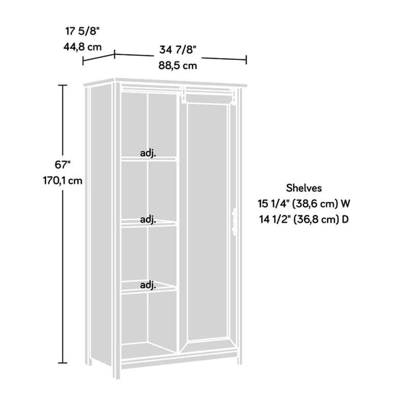 Coral Cape Manufactured Wood Armoire