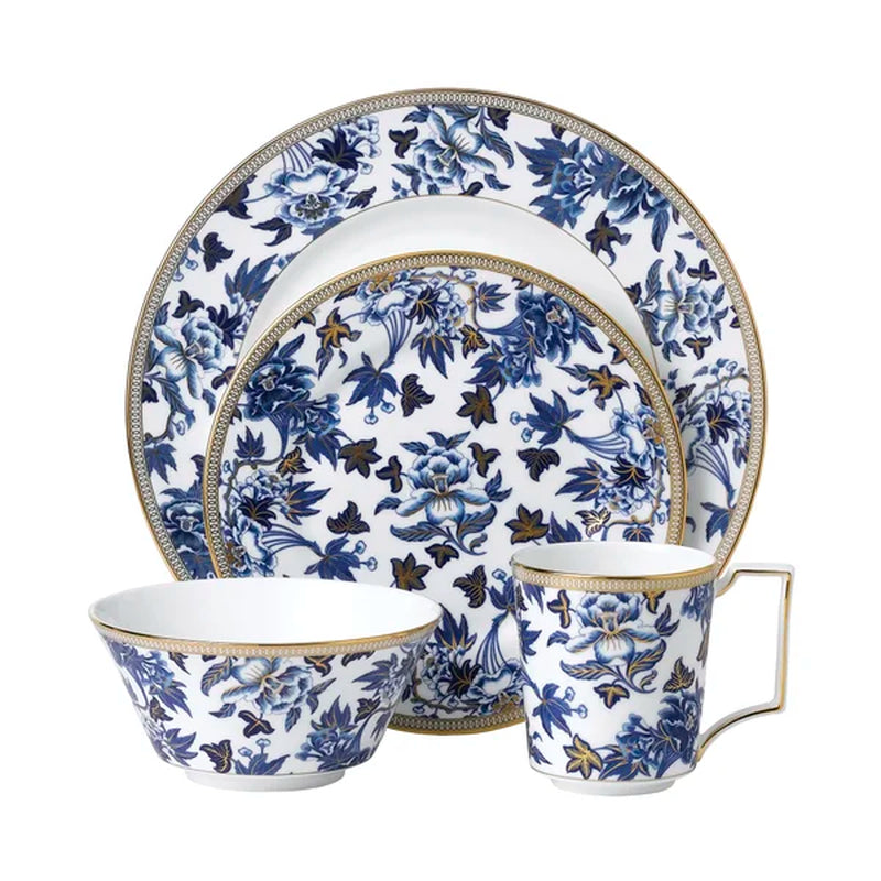 Wedgwood Hibiscus Bone China Dinnerware - Set of 4