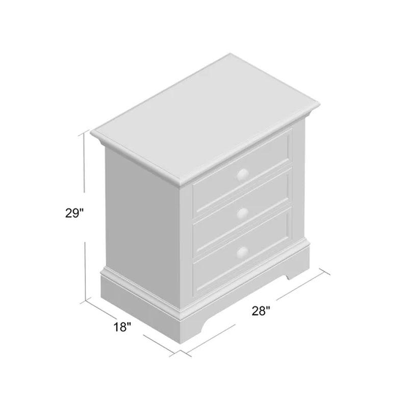 Alicea Solid + Manufactured Wood Nightstand