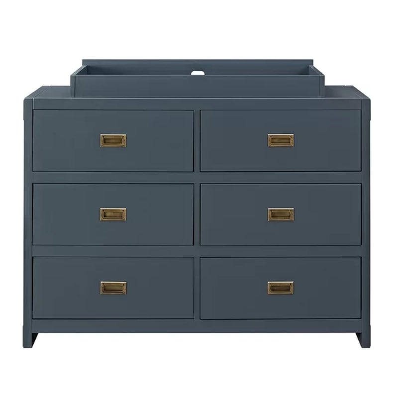 Hubble 45'' Wide 6 - Drawer Double Dresser