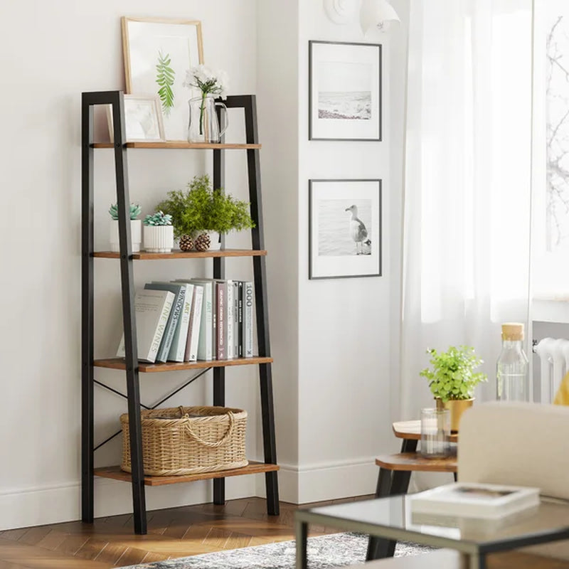 Parikh 54'' H X 22.1'' W Steel Etagere Bookcase