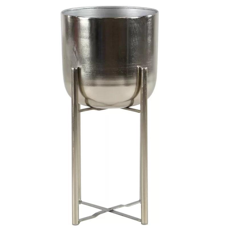 2-Piece Iron Pot Planter Set