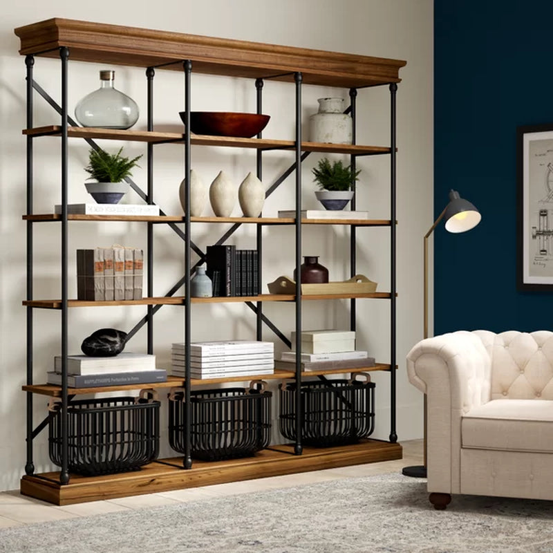 Nikolas 84.25'' H Etagere Bookcase