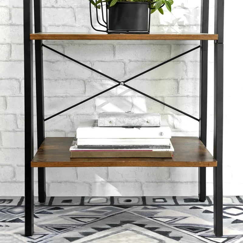 Parikh 54'' H X 22.1'' W Steel Etagere Bookcase