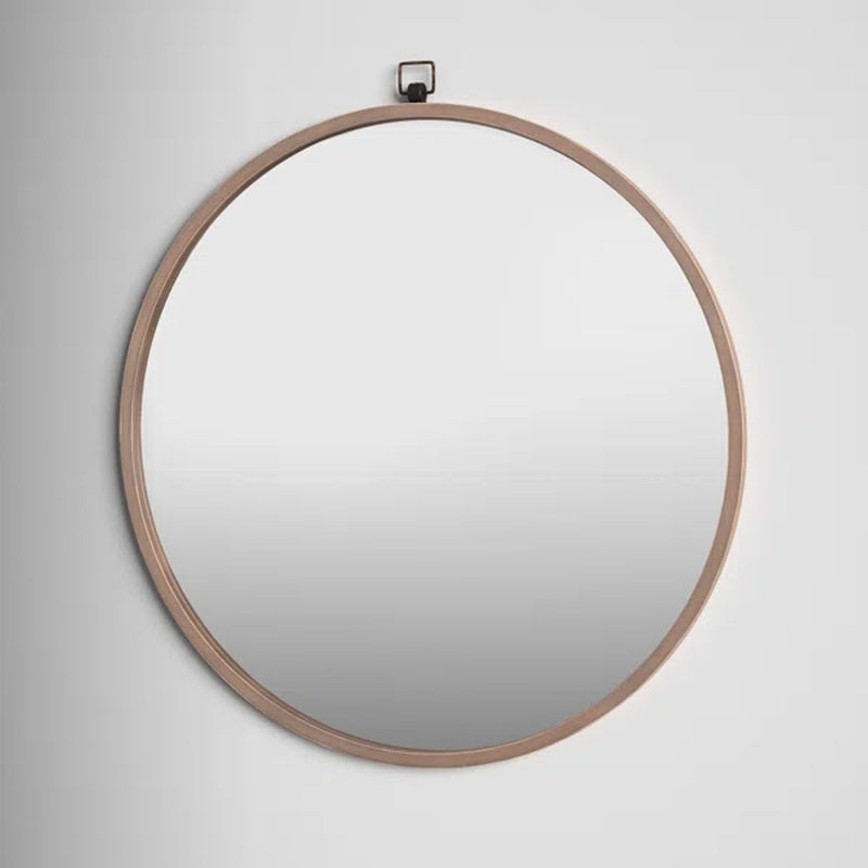 Round Metal Wall Mirror