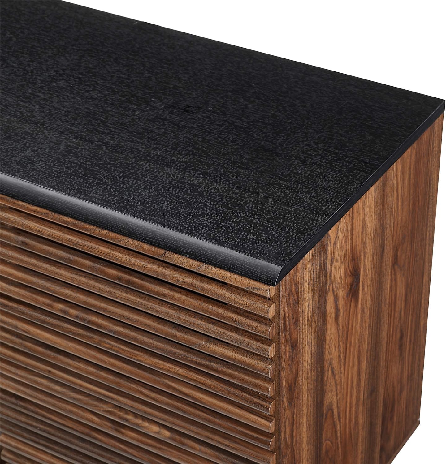 Modern 4 Drawer Sliding Door Wood Buffet
