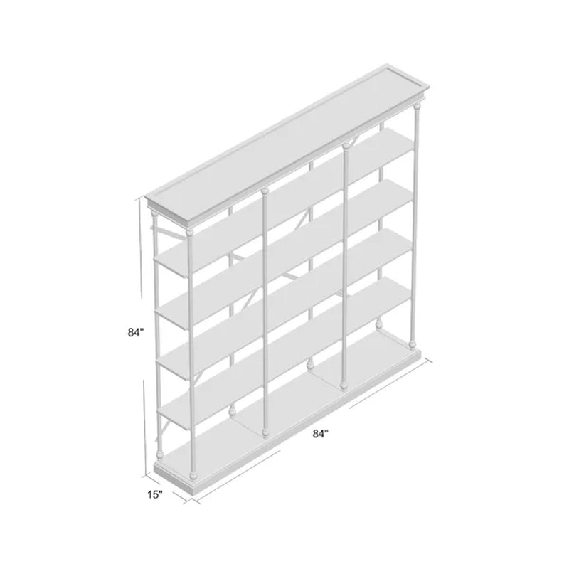 Nikolas 84.25'' H Etagere Bookcase