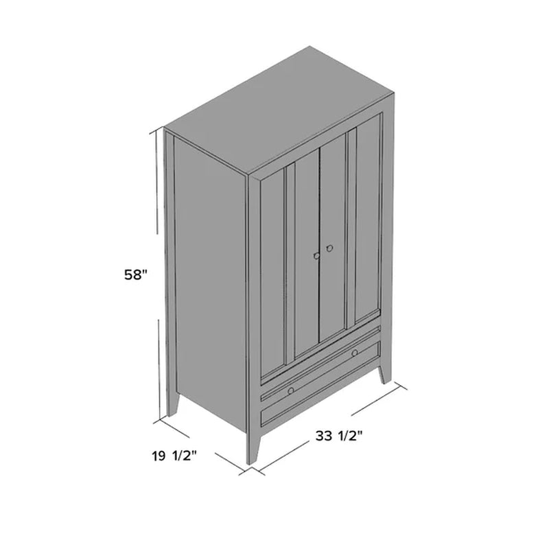 Orelia Manufactured Wood Armoire