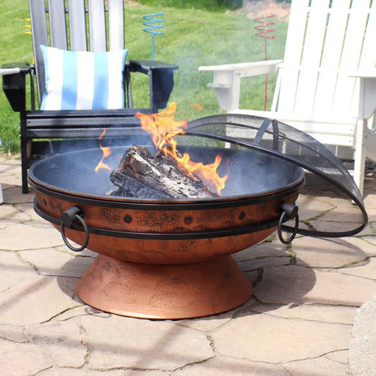 Hurst 24'' H X 31'' W Steel Wood Burning Outdoor Fire Pit