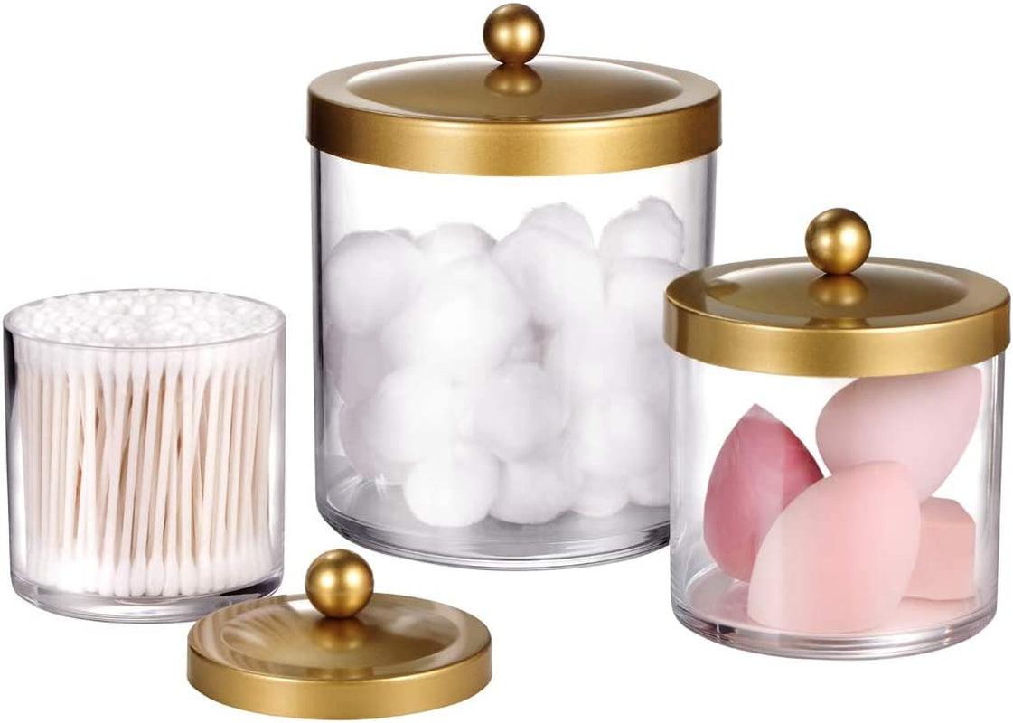 Apothecary Jars - Gold & Glass