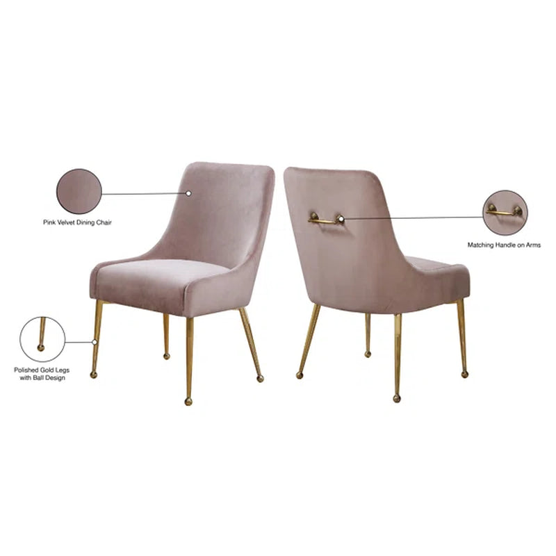 Rickyah Velvet Side Chair