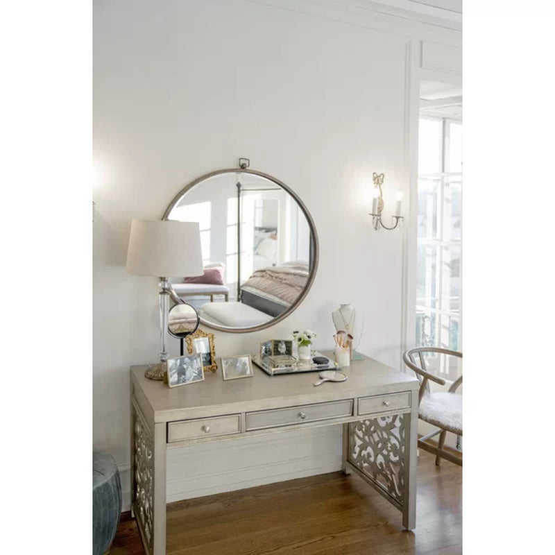 Round Metal Wall Mirror