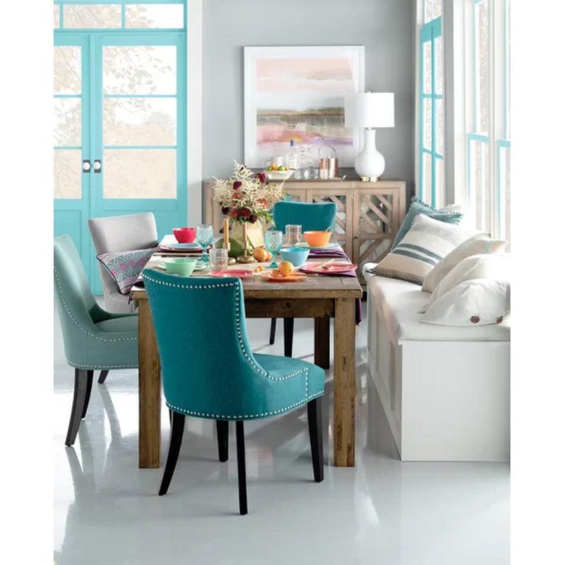 Aster 78.75'' Solid Wood Dining Table