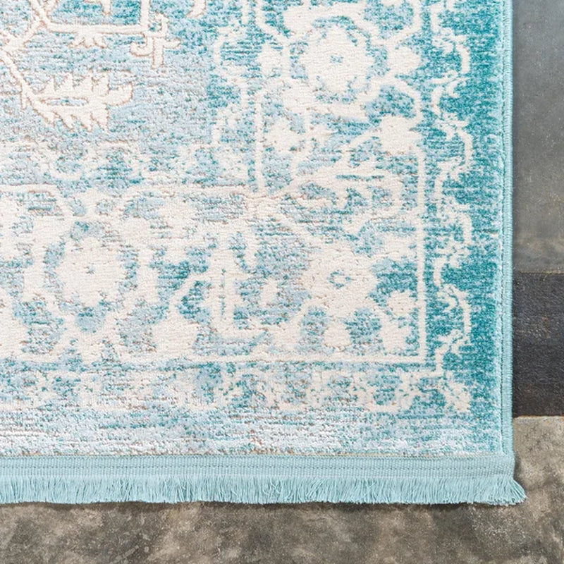 Leatherwood Power Loom Performance Blue Rug