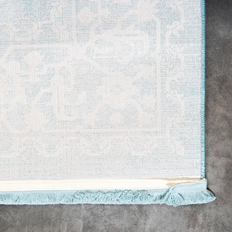 Leatherwood Power Loom Performance Blue Rug