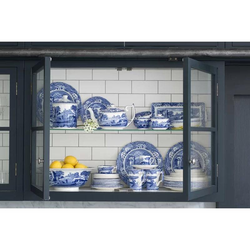 Blue Italian Salad Plate