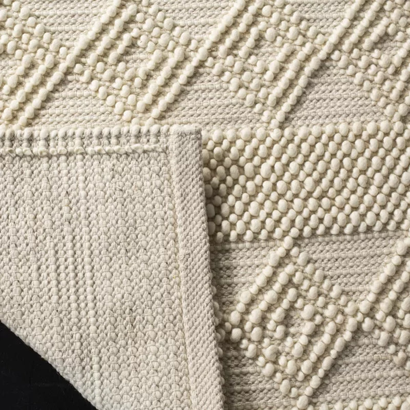Jacques Handmade Flatweave Ivory Rug