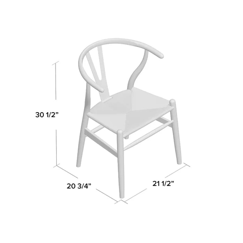 Dayanara Solid Wood Slat Back Side Chair