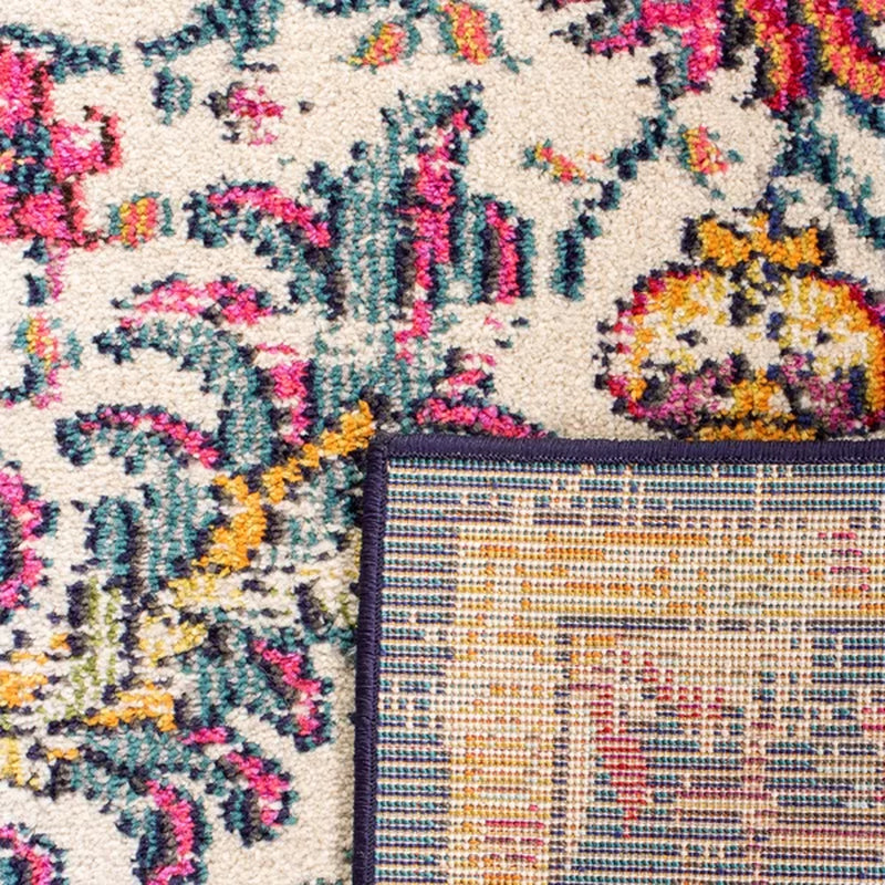 Elisavet Power Loom Performance Orange/Ivory Rug