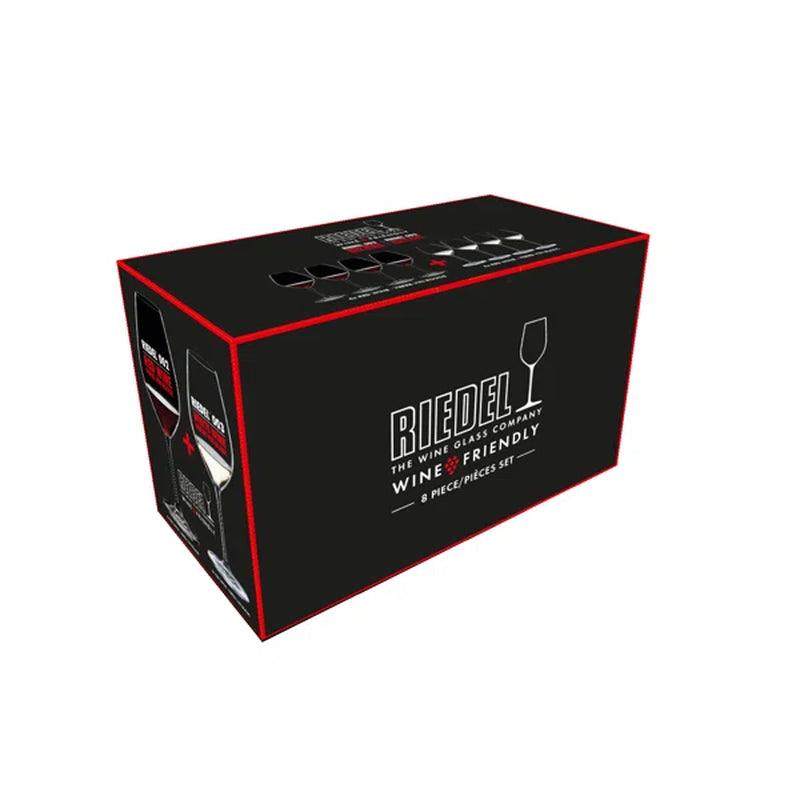 8 Piece RIEDEL Wine Friendly Wine Glasses Set