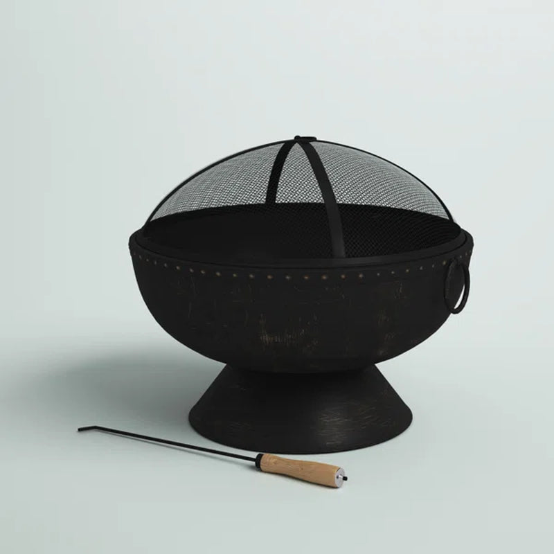 Tuscola 24'' H X 30'' W Steel Outdoor Fire Pit