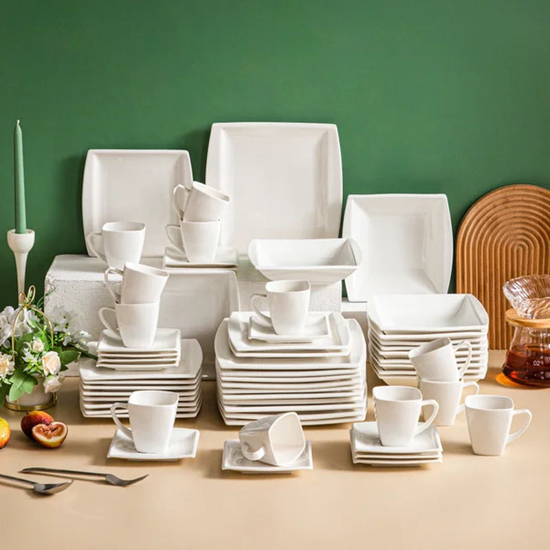 MALACASA Blance 12 Piece Dinnerware Set