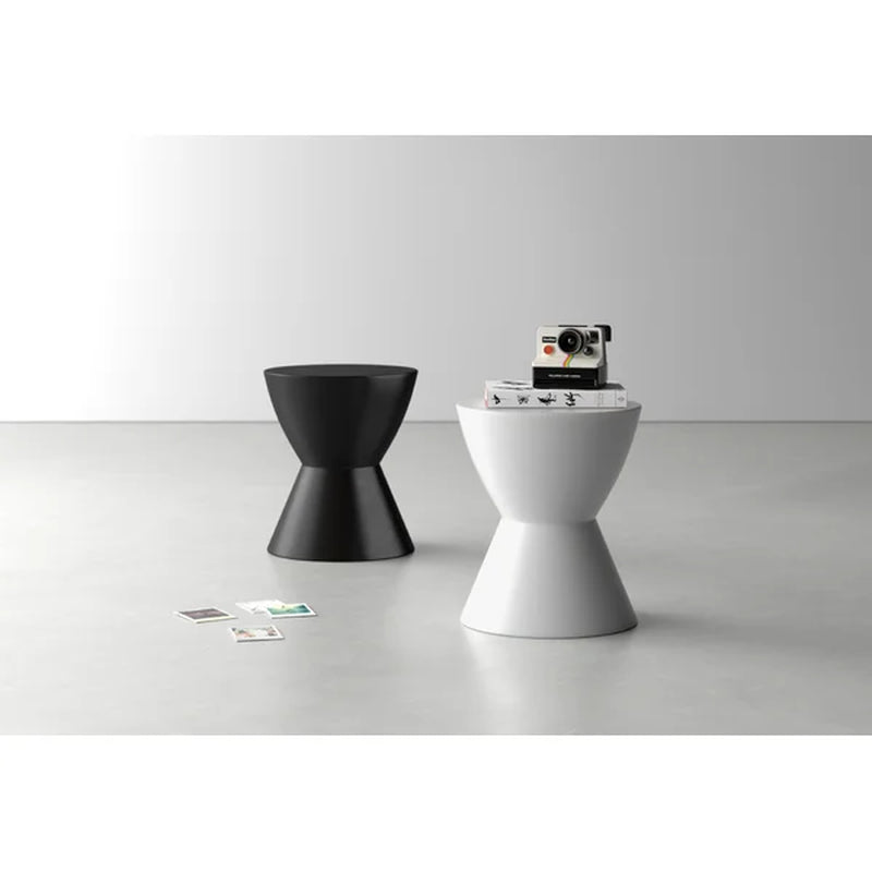 Marvella 18'' Tall Drum End Table