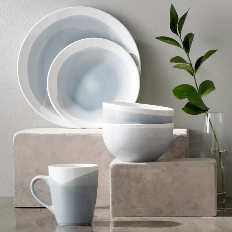 Joss & Main Ray Earthenware Dinnerware - Set of 16