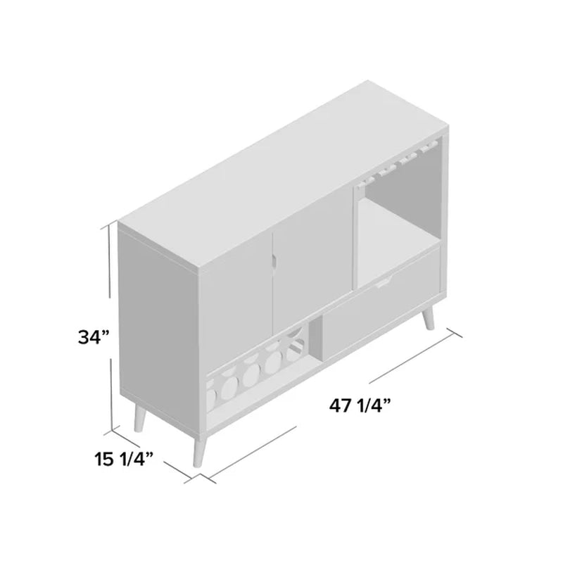 Stalvey 47.25'' Wide 1 Drawer Sideboard