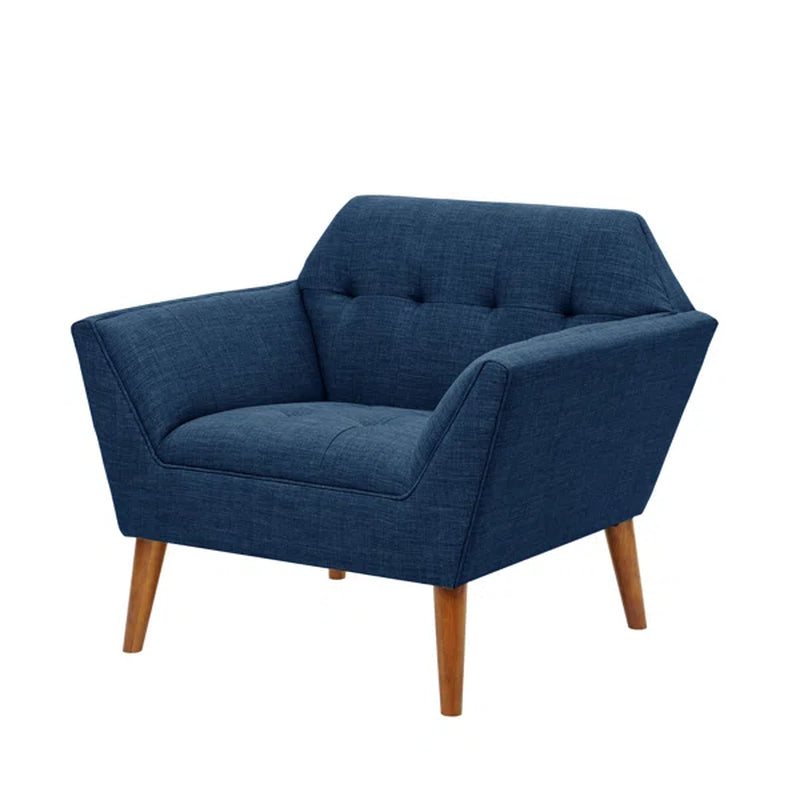 Petrin Modern Button Tufted Armchair