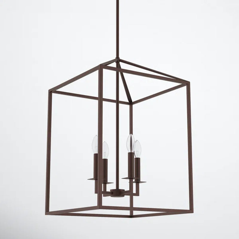 Ellis Dimmable Lantern Square / Rectangle Chandelier